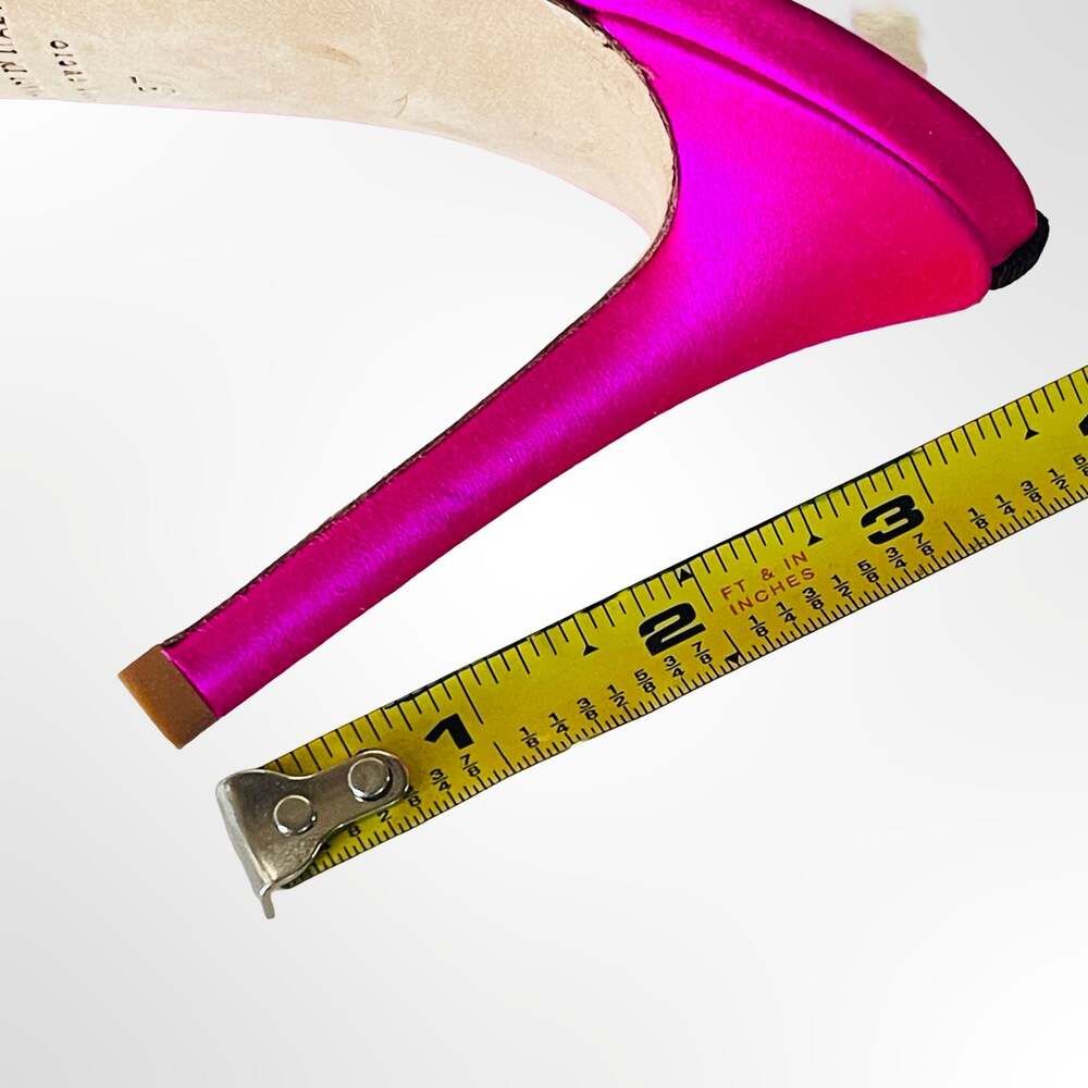 SJP by Sarah Jessica Parker Blossom Rhinestone-Embellished Satin Slide Heels - Picture 9 of 9